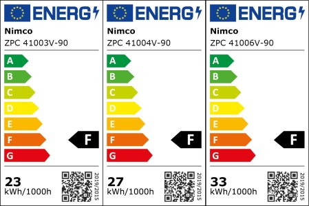 Fekete LED tükör